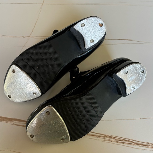 Little Girls, Size 13 Tap Shoes (Like New) - Picture 2 of 3